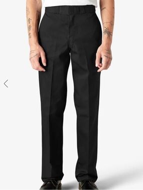 Dickies Black Men's Straight Work Pants